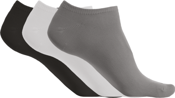 Socquettes microfibre unisexe – pack de 3 paires