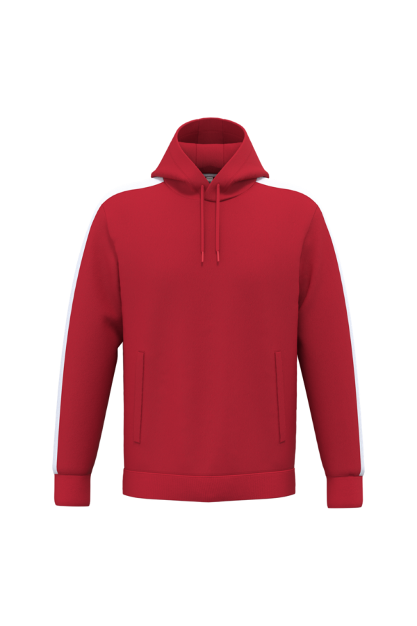 Sweat-shirt à capuche teamwear bicolore unisexe