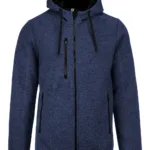 Veste à capuche chinée homme
