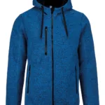 Veste à capuche chinée homme