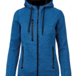 Veste à capuche chinée femme
