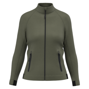 Veste à col montant femme