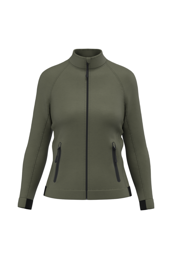 Veste à col montant femme