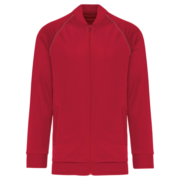 Veste de survêtement zippée avec liseré unisexe