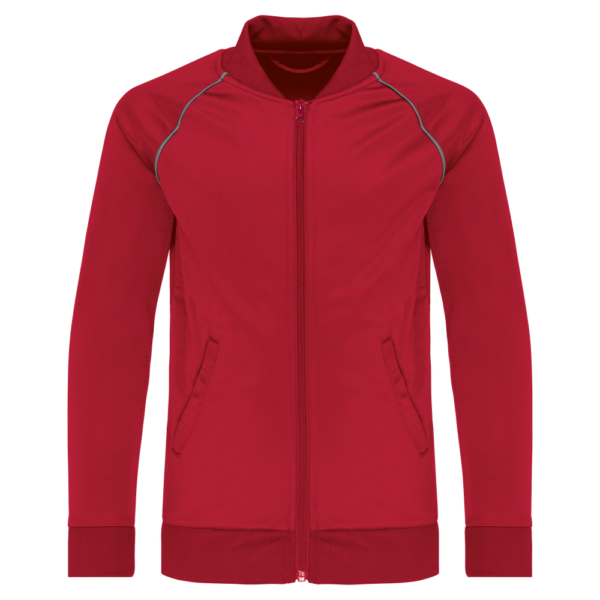 Veste de survêtement zippée avec liseré enfant