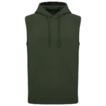 Sweat-shirt à capuche sans manches unisexe