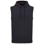 Sweat-shirt à capuche sans manches unisexe
