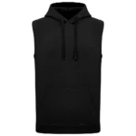Sweat-shirt à capuche sans manches unisexe