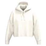 Sweat-shirt crop à capuche femme