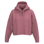 Sweat-shirt crop à capuche femme