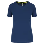 T-shirt de sport à col rond recyclé femme