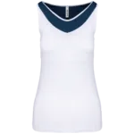Débardeur de padel bicolore femme