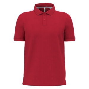 Polo teamwear bicolore unisexe