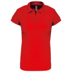 Polo sport manches courtes femme