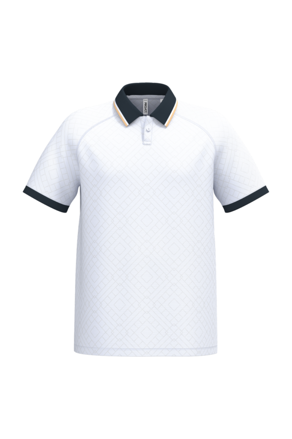 Maillot lifestyle à col polo unisexe