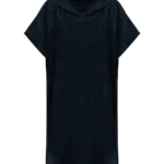 Poncho éponge à capuche unisexe