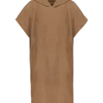 Poncho éponge à capuche unisexe