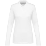 Polo Supima® manches longues femme