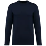 T-shirt Supima® col rond manches longues homme