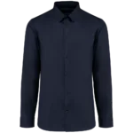 Chemise popeline manches longues homme