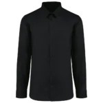 Chemise popeline manches longues homme