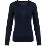Pull Supima® col rond  femme