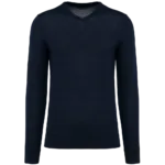 Pull Mérinos col V homme