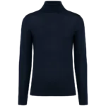 Pull Mérinos col roulé homme
