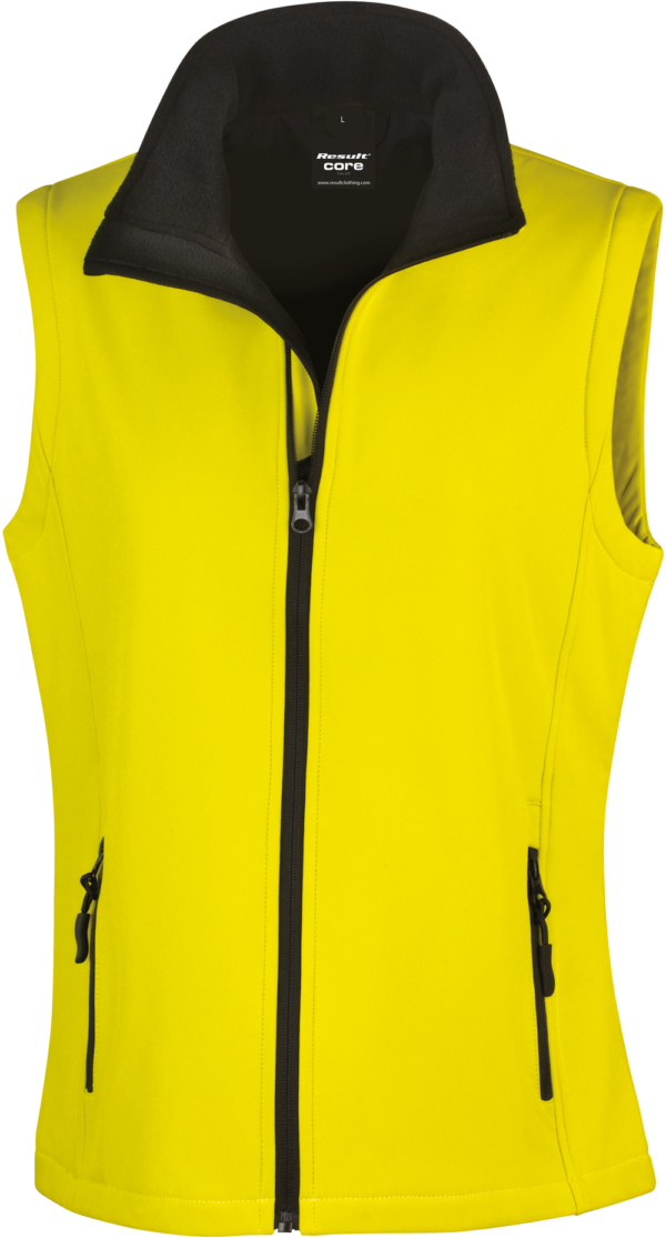 Bodywarmer Softshell Femme Printable
