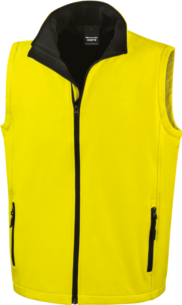 Bodywarmer Softshell Homme Printable