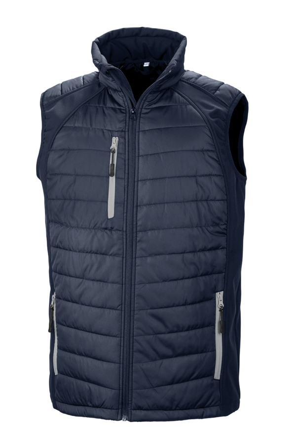 Gilet softshell rembourré black compass recyclé
