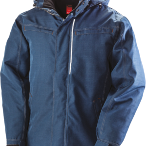 Parka robuste « effet denim »