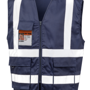 Gilet de sécurité zippé