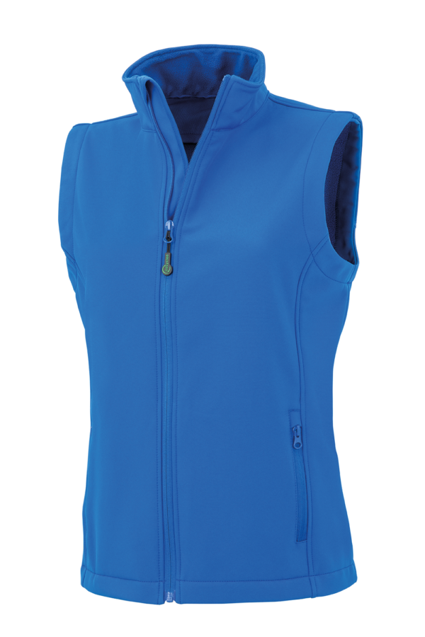 Bodywarmer softshell femme recyclé