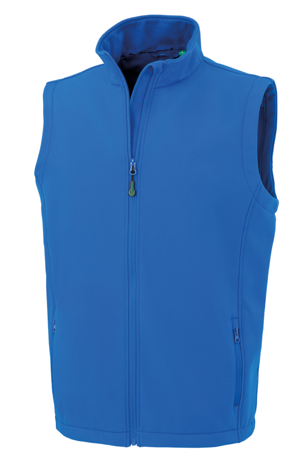 Bodywarmer softshell homme recyclé