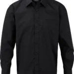 Chemise homme popeline polycoton manches longues