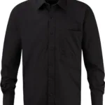 Chemise homme popeline pur coton manches longues