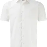 Chemise fittée homme manches courtes