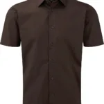 Chemise fittée homme manches courtes