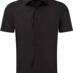 Chemise fittée homme manches courtes