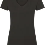 T-shirt femme col v Valueweight (61-398-0)