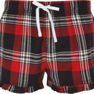 Short femme à motif tartan