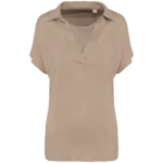 Polo en lin femme