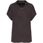 Polo en lin femme