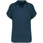 Polo en lin femme