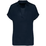 Polo en lin femme