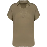Polo en lin femme
