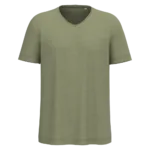 T-shirt écoresponsable col slub à épaules tombantes homme
