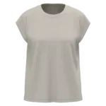 T-shirt écoresponsable sans manches à épaulettes femme