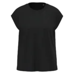 T-shirt écoresponsable sans manches à épaulettes femme